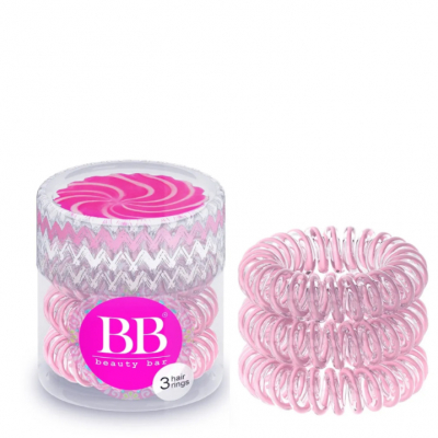 Beauty Bar резинка для волос с цвете "Розовая лента"